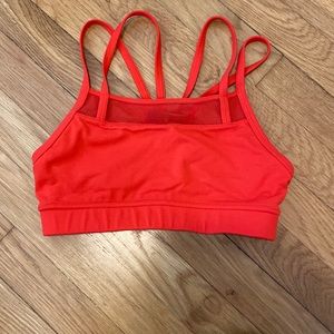 Oiselle Ballard Sports Bra (Size 4, Rising Sun color)